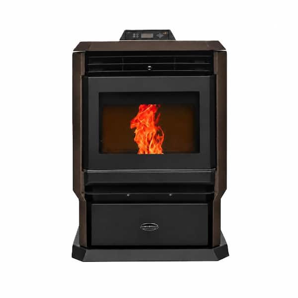 ComfortBilt 3,000 sq. ft. Pellet Stove with a 51 lbs. Hopper in Bronze HP61-Bronze