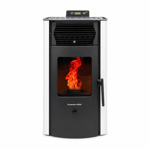 ComfortBilt 2,200 sq. ft. Pellet Stove with a 47 lbs. Hopper in White HP50-White