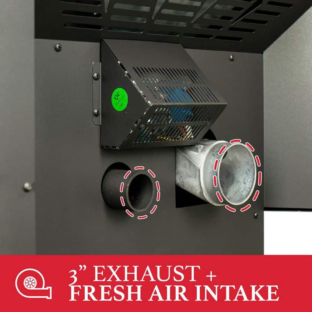 Ashley Hearth Products Ashley 2200 sq. ft. Pedestal Pellet Stove 90 LB. Hopper-Wi-Fi AP5617-W