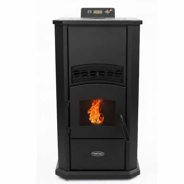 ComfortBilt 2,200 sq. ft. Pellet Stove with a 52 lb. Hopper in Black HP41-Alpine