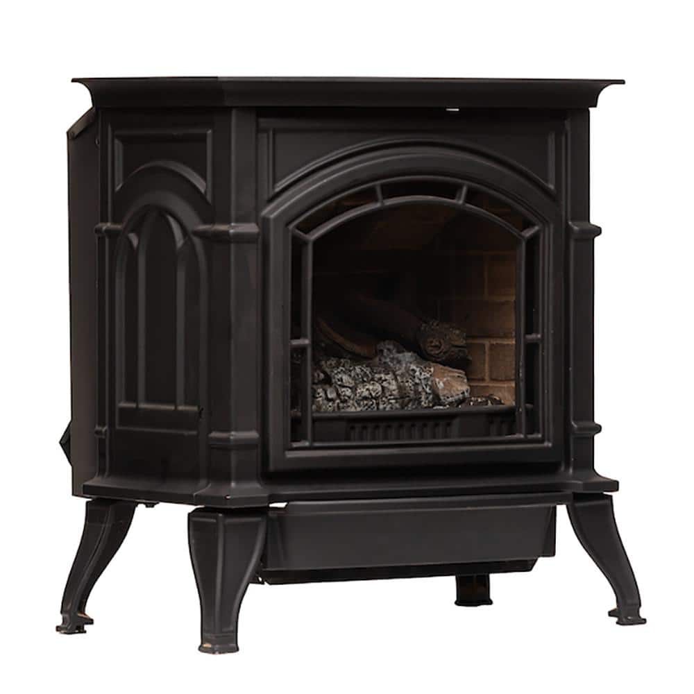 Ashley Hearth Products 23,500 BTU Vented Dual Fuel Cast Iron Gas Stove Heater AG23
