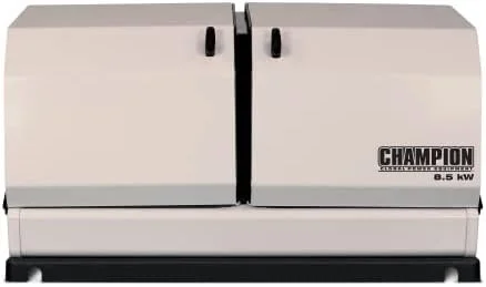 Champion Power Equipment 100177 8.5-kW Home Standby Generators with 50-Amp Outdoor-Rated Automatic Transfer Switchs