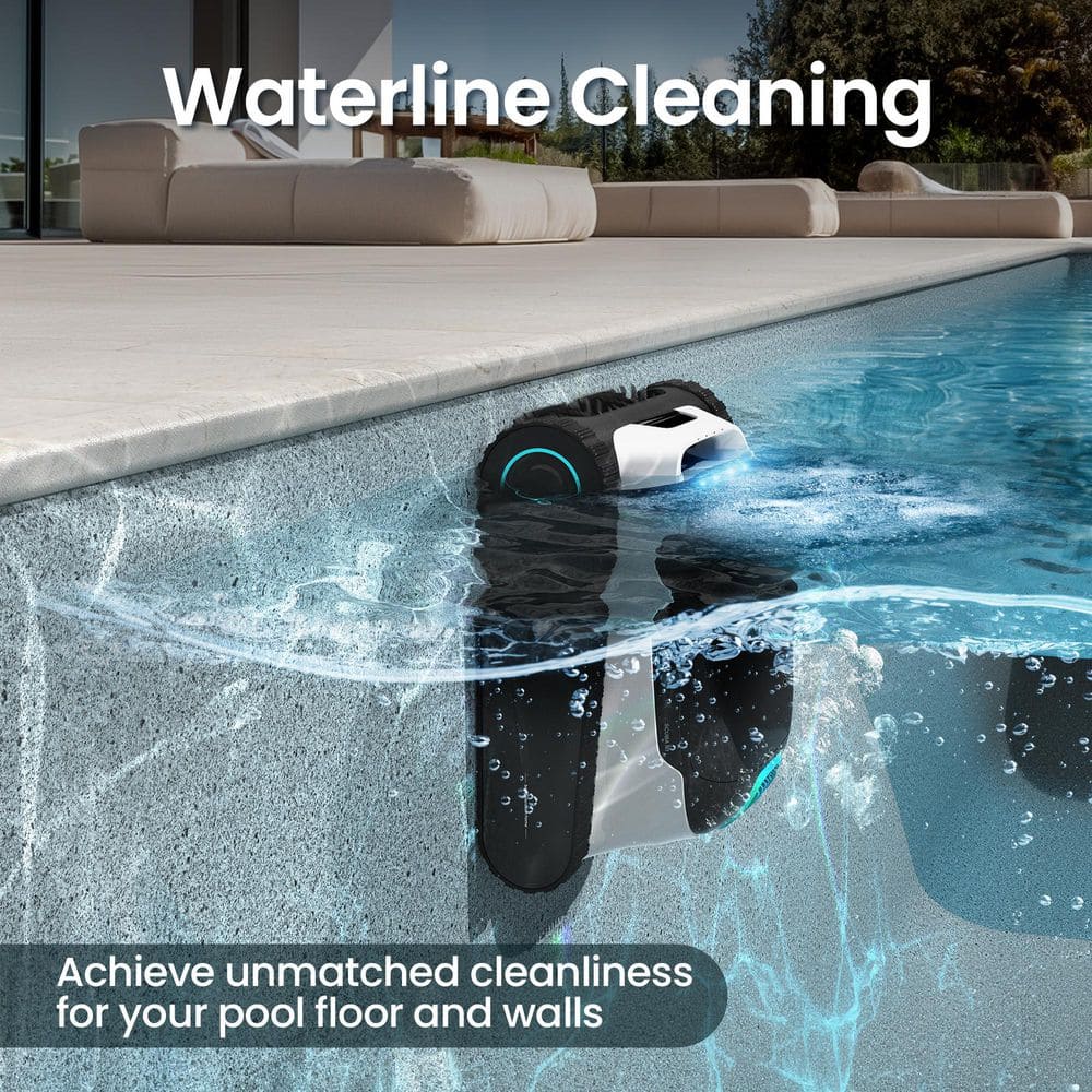AIPER Scuba N1 Cordless Robotic Pool Vacuum-Automatic Pool Vacuum for In-Ground Pools up to 1600 sq. ft. White Scuba N1