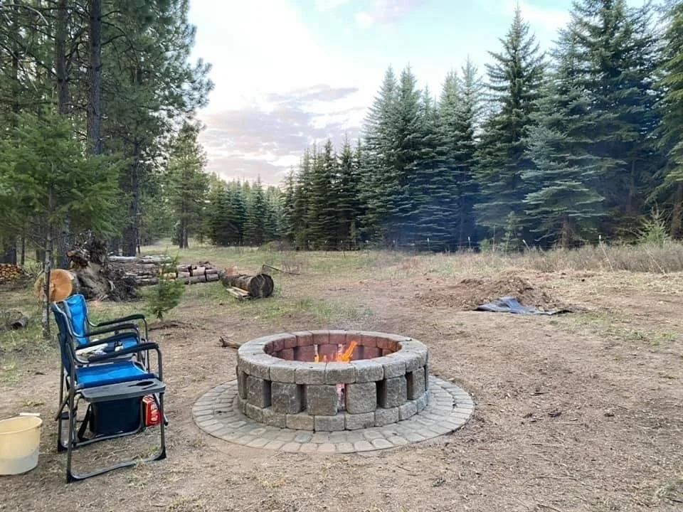 Stonehenge 58 in. x 16 in. Concrete Fire Pit Kit in Northwest Blends